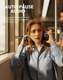 Soundcore by Anker Life Q35 Hybrid Active Noise Cancelling Headphones, Hi-Res Wireless Over-Ear Bluetooth 5.2 with LDAC, 40H Playtime, Black