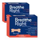 Breathe Right Extra Strength Tan Nasal Strips – 72 Count × 2 Pack