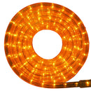 Flexilight 150Ft Rope Light 120V 2-Wire 1/2” 13mm Incandescent Bulbs (Orange)