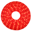 Flexilight 150Ft Rope Light 120V 2-Wire 1/2” 13mm Incandescent Bulbs (Red)