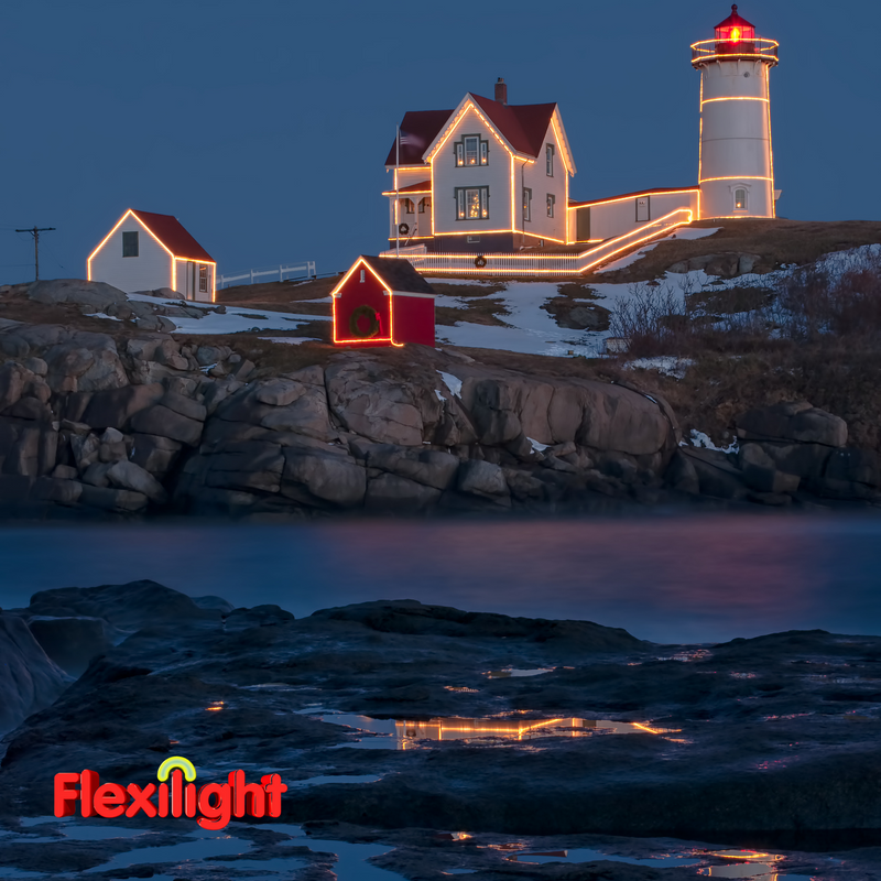 Flexilight LED Rope Light 24V 2-Wire 1/2" 150Ft 4500K
