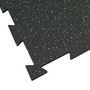 Rubber King Challenger Series Interlocking Floor Tiles 10-Pack - 19", Gym & Garage Flooring
