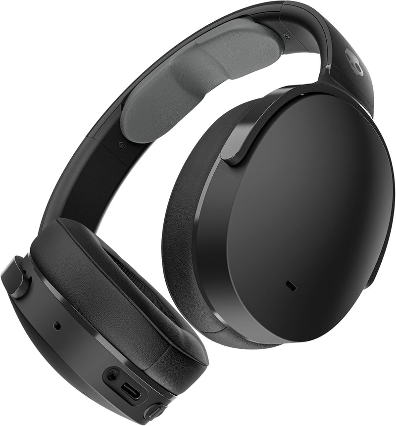 Skullcandy Hesh ANC Wireless Over-Ear Bluetooth Headphones with 4-Mic Noise Cancelling, 22H Battery, True Black