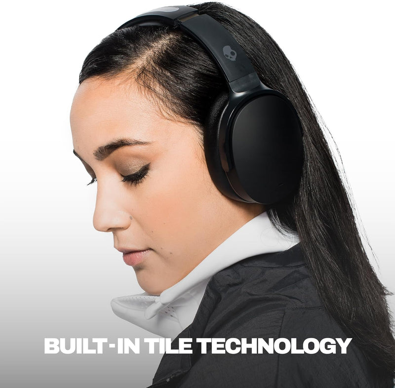 Skullcandy Hesh ANC Wireless Over-Ear Bluetooth Headphones with 4-Mic Noise Cancelling, 22H Battery, True Black