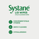 Systane Lid Wipes 96 Count (3×32) - Pre-Moistened Sterile Eye Cleansing Wipes for Oily Residue & Makeup Removal