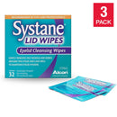 Systane Lid Wipes 96 Count (3×32) - Pre-Moistened Sterile Eye Cleansing Wipes for Oily Residue & Makeup Removal