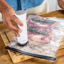 Zwilling Fresh & Save La Mer 16-Piece Vacuum Food Storage Set with BPA-Free Glass & Plastic Containers and Rechargeable Pump