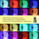 Flexilight 50m 164Ft RGB SMD5050 LED Strip Light Rope Light Neon Light 8×16mm 4-Wire 22Lm/LED High Output 60LED/m 120V Indoor Outdoor ETL cETL Color Changing