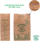 Bag to Earth Small Food Waste Bags 60-Pack Compostable Bag Leak Resistant 12in x 7.5in x 4.25in