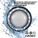 LeVanier 120-347V 200W 30000Lm UFO LED High Bay Dome Lens 150 Lumens Per Watt Dimmable 5Ft Cable IP65 ETL/cETL DLC Day Light Warehouse Work Shop (5000K)