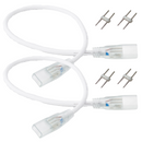 Flexilight 2-Pack Accessory for 120V LED Strip Light SMD5050 3014 5730 2835 (1Ft Jumper Cable)