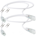 Flexilight 2-Pack Accessory for 120V LED Strip Light SMD5050 3014 5730 2835 (6Ft Jumper Cable)