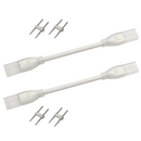 Flexilight 2-Pack Accessory for 120V LED Strip Light SMD5050 3014 5730 2835 (6” Jumper Cable)