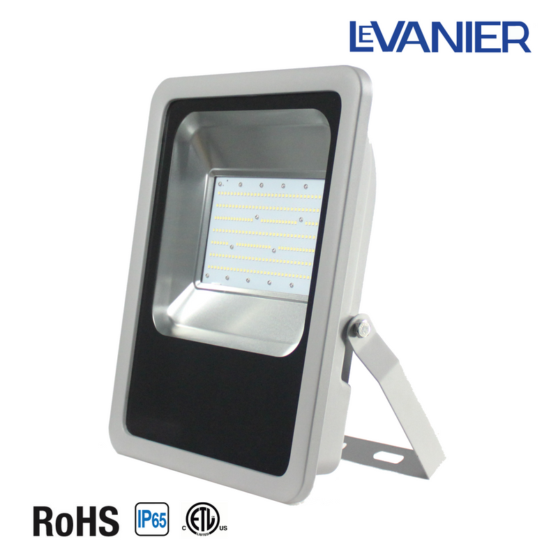 LeVanier LED Flood Light 200W 24000Lm 6500K IP65 Waterproof Outdoor ETL Listed Commercial Grade