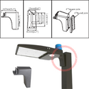 LeVanier Pole Mount for LED Shoebox Light Parking Lot Street Park Garden Playground Backyard Outdoor