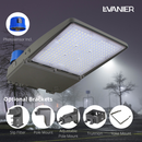 LeVanier LED Shoebox Light 200W 26000Lm Photocell Included IP65 ETL/cETL DLC Daylight 5000K Parking Lot Street Park Garden Playground Backyard Outdoor
