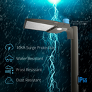 LeVanier LED Shoebox Light 200W 26000Lm Photocell Included IP65 ETL/cETL DLC Daylight 5000K Parking Lot Street Park Garden Playground Backyard Outdoor