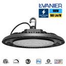 LeVanier 4-Pack 120-347V 100W 16000Lm UFO LED High Bay 160 Lumens Per Watt Dimmable 5Ft Cable IP65 ETL/cETL DLC Day Light Warehouse Work Shop (5000K)