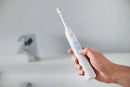Philips Sonicare Optimal Clean Rechargeable Electric Toothbrush White with UV Sanitizer HX6829/73