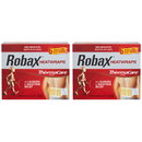Robax 2-Pack Heatwraps With ThemaCare For Lower Back & Hip S-XL (6 Single Use Heat Wraps) Up To 16 Hours Back Pain Relief