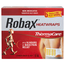 Robax 2-Pack Heatwraps With ThemaCare For Lower Back & Hip S-XL (6 Single Use Heat Wraps) Up To 16 Hours Back Pain Relief