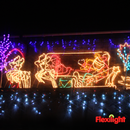 Flexilight 12Ft LED Rope Light 120V 2-Wire 1/2” 13mm Diameter Extendable Indoor Outdoor Home Decoration Christmas Party Accent Lighting (Yellow)