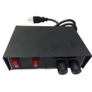 Flexilight Dimmer 120V 900W Plug-in 2 Receptacle Slots 2 Channels LED Incandescent Rope Light String Light WL-3DC