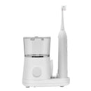 Waterpik Sonic-Fusion 2.0 Brush + Floss Electric Toothbrush with 1 base + 1 handle + 8 brush heads & covers + 1 travel case (White)
